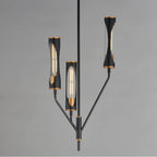 Maxim Lighting 16173CLBKAB Black,Antique Brass Regent 3-light Pendant Image 3