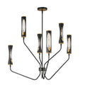 Maxim Lighting 16176CLBKAB Black,Antique Brass Regent 6-light Pendant Image 1