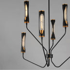 Maxim Lighting 16176CLBKAB Black,Antique Brass Regent 6-light Pendant Image 2