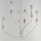 Maxim Lighting 16176CLLFGNAB Light French Gray,Natural Aged Brass Regent 6-light Pendant Image 3