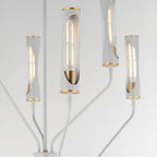 Maxim Lighting 16176CLLFGNAB Light French Gray,Natural Aged Brass Regent 6-light Pendant Image 2