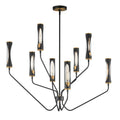 Maxim Lighting 16178CLBKAB Black,Antique Brass Regent 8-light Chandelier Image 1