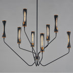 Maxim Lighting 16178CLBKAB Black,Antique Brass Regent 8-light Chandelier Image 3