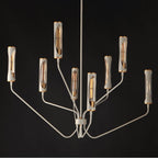 Maxim Lighting 16178CLLFGNAB Light French Gray,Natural Aged Brass Regent 8-light Chandelier Image 3