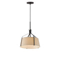 Maxim Lighting 16181OMDBZ Dark Bronze Bandera 14'' 1-light Pendant Image 1