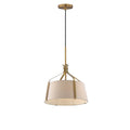 Maxim Lighting 16181WLNAB Natural Aged Brass Bandera 14'' 1-light Pendant Image 1