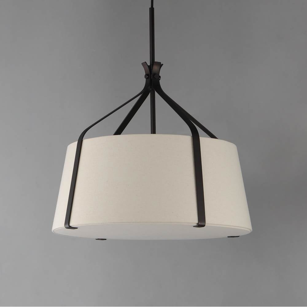 Maxim Lighting 16182OMDBZ Dark Bronze Bandera 20'' 3-light Pendant Image 4