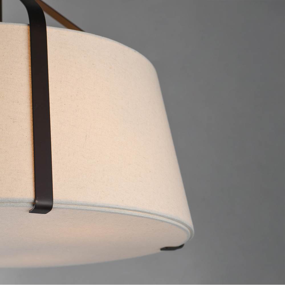 Maxim Lighting 16182OMDBZ Dark Bronze Bandera 20'' 3-light Pendant Image 3