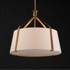 Maxim Lighting 16182WLNAB Natural Aged Brass Bandera 20'' 3-light Pendant Image 4