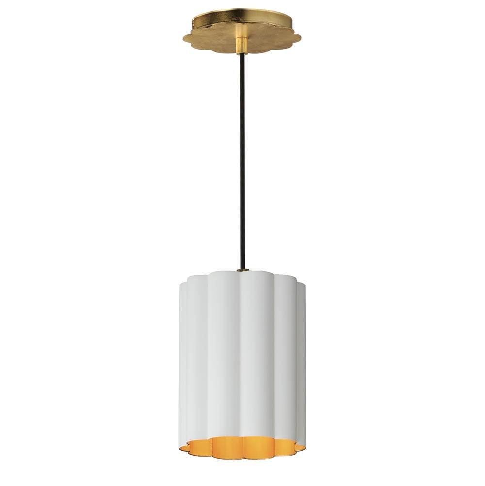 Maxim Lighting 18054MWGL Gold Leaf Primrose 1-light Pendant Image 1