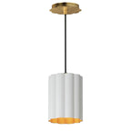 Maxim Lighting 18054MWGL Gold Leaf Primrose 1-light Pendant Image 1