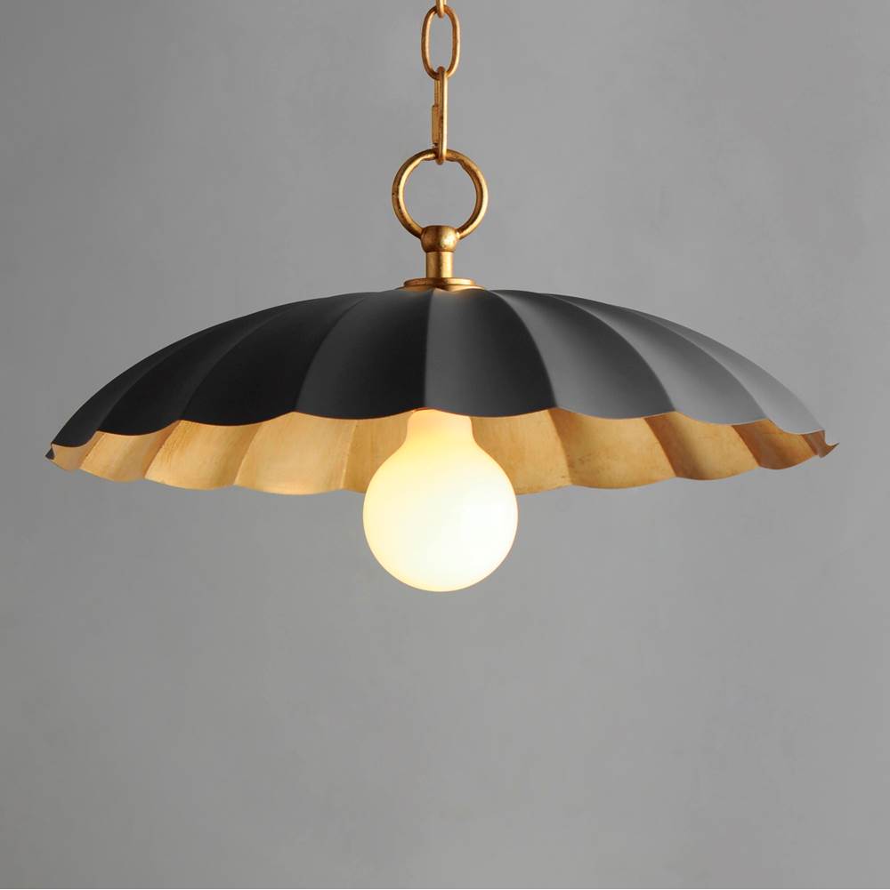 Maxim Lighting 18055DGGL Dark Grey,Gold Leaf Primrose 1-light Pendant Image 4