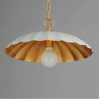 Maxim Lighting 18055MWGL Matte White,Gold Leaf Primrose 1-light Pendant Image 4