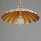 Maxim Lighting 18055MWGL Matte White,Gold Leaf Primrose 1-light Pendant Image 3