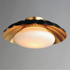 Maxim Lighting 18059BKGL Black,Gold Leaf Primrose 1-light Flush Mount Image 4