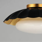 Maxim Lighting 18059BKGL Black,Gold Leaf Primrose 1-light Flush Mount Image 3