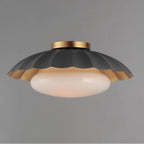 Maxim Lighting 18059DGGL Dark Grey,Gold Leaf Primrose 1-light Flush Mount Image 4
