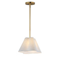 Maxim Lighting 18101WTNAB Natural Aged Brass Saxon 14'' Pendant Image 1