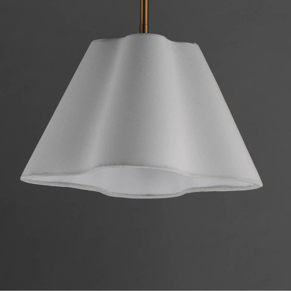 Maxim Lighting 18101WTNAB Natural Aged Brass Saxon 14'' Pendant Image 3