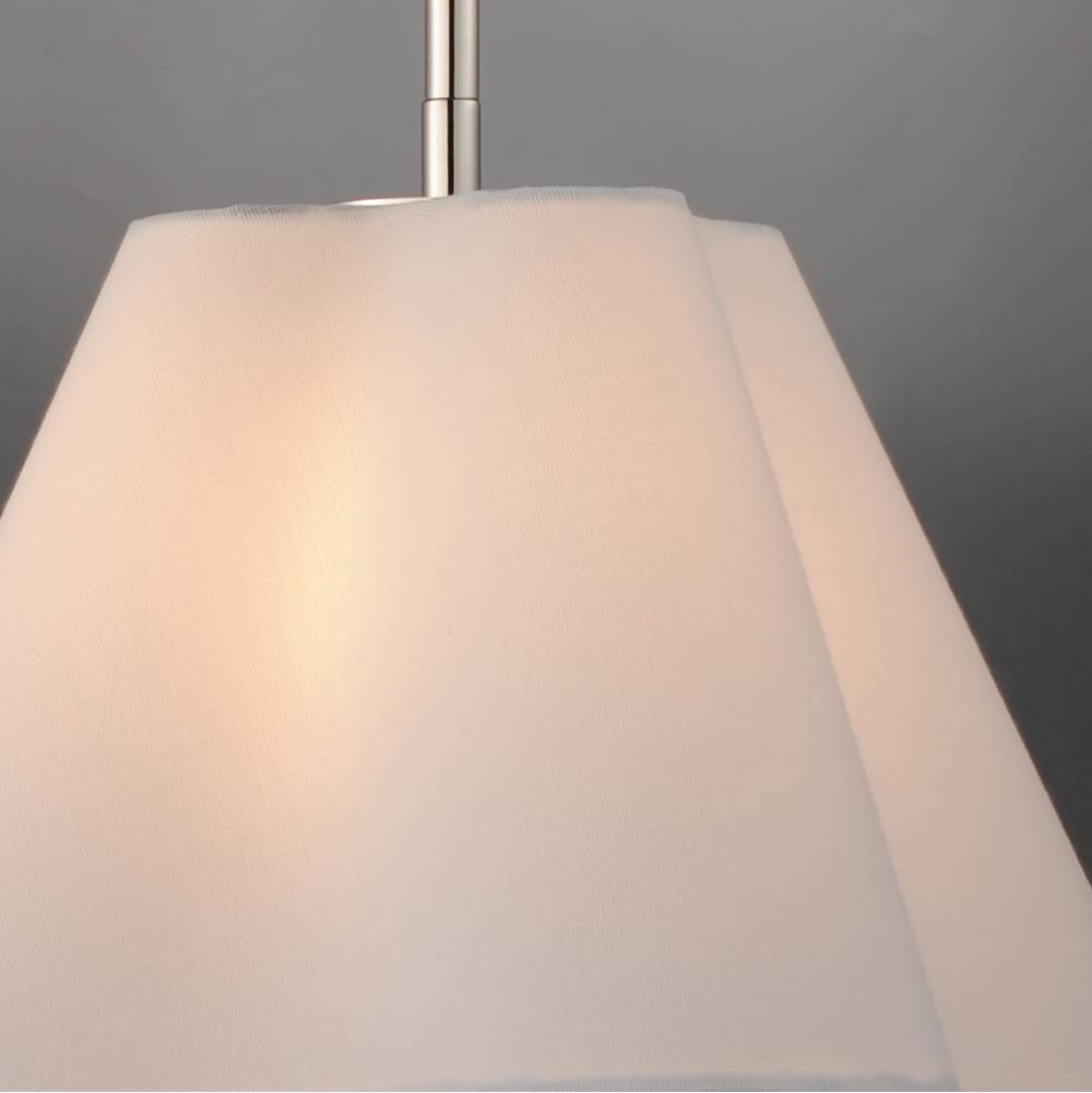 Maxim Lighting 18101WTPN Polished Nickel Saxon 14'' Pendant Image 2