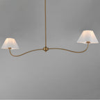 Maxim Lighting 18102WTNAB Natural Aged Brass Saxon 2-light Pendant Image 3