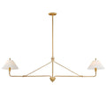 Maxim Lighting 18312SWGL Gold Leaf Kismet 2-light Pendant Image 1