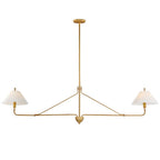 Maxim Lighting 18312SWGL Gold Leaf Kismet 2-light Pendant Image 1