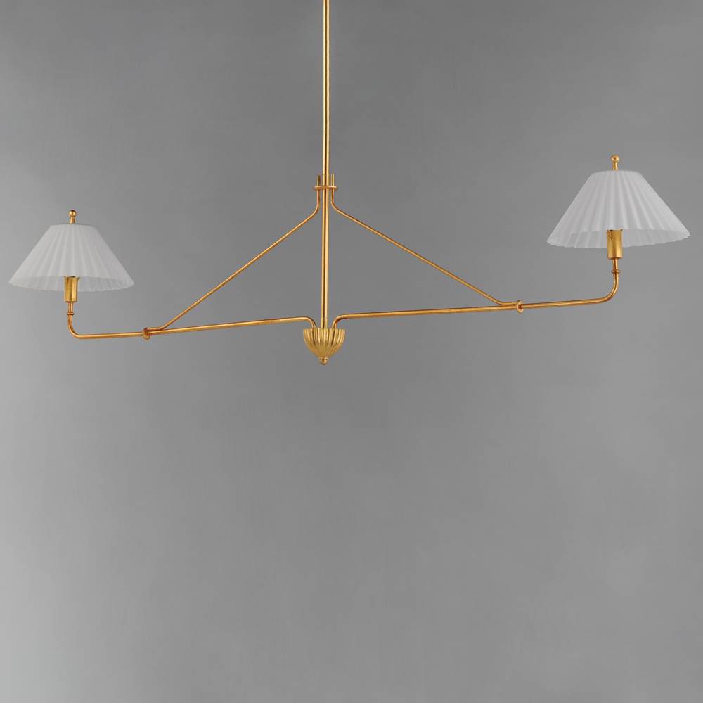 Maxim Lighting 18312SWGL Gold Leaf Kismet 2-light Pendant Image 4