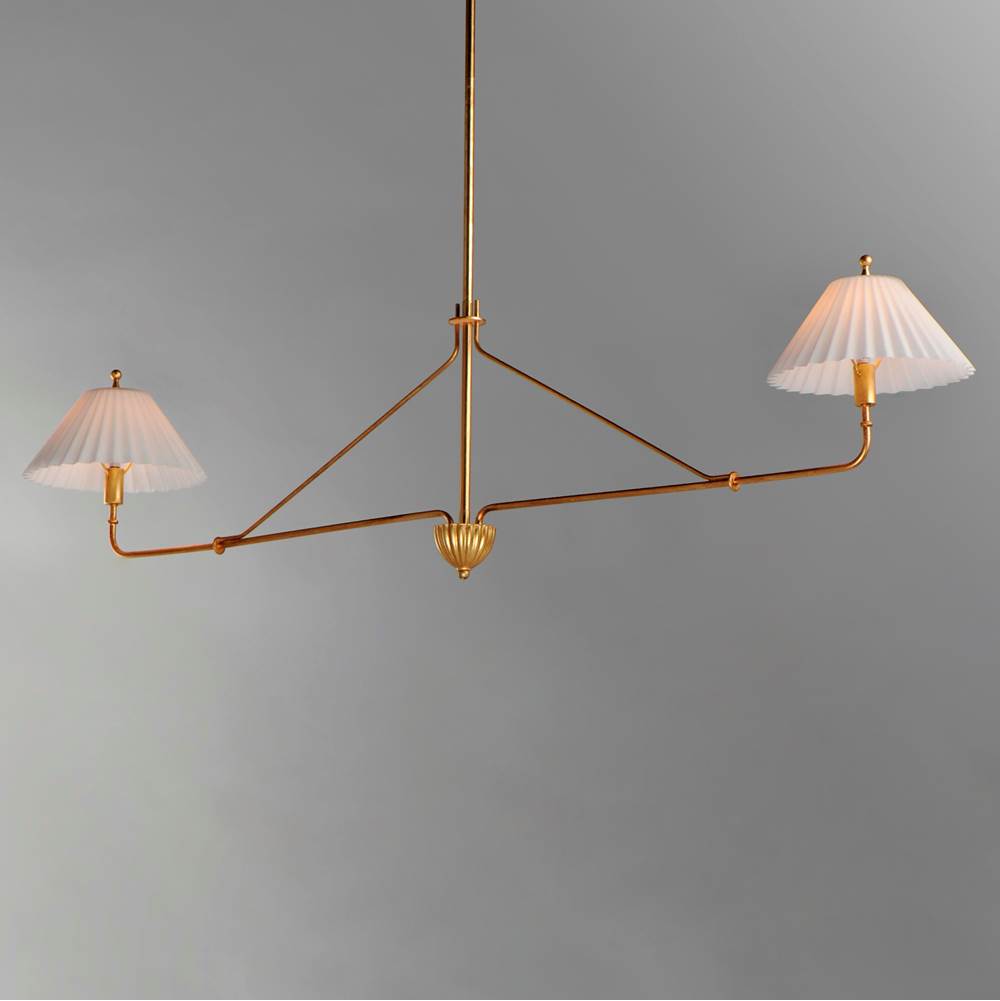 Maxim Lighting 18312SWGL Gold Leaf Kismet 2-light Pendant Image 3