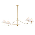 Maxim Lighting 18314SWGL Gold Leaf Kismet 4-light Linear Pendant Image 1