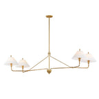 Maxim Lighting 18314SWGL Gold Leaf Kismet 4-light Linear Pendant Image 1