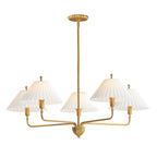Maxim Lighting 18315SWGL Gold Leaf Kismet 5-light Chandelier Image 1