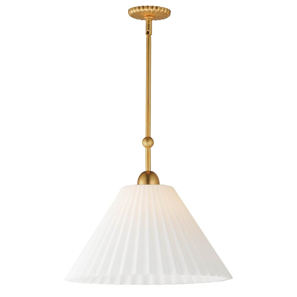 Maxim Lighting 18319SWGL Gold Leaf Kismet 20'' Pendant Image 1