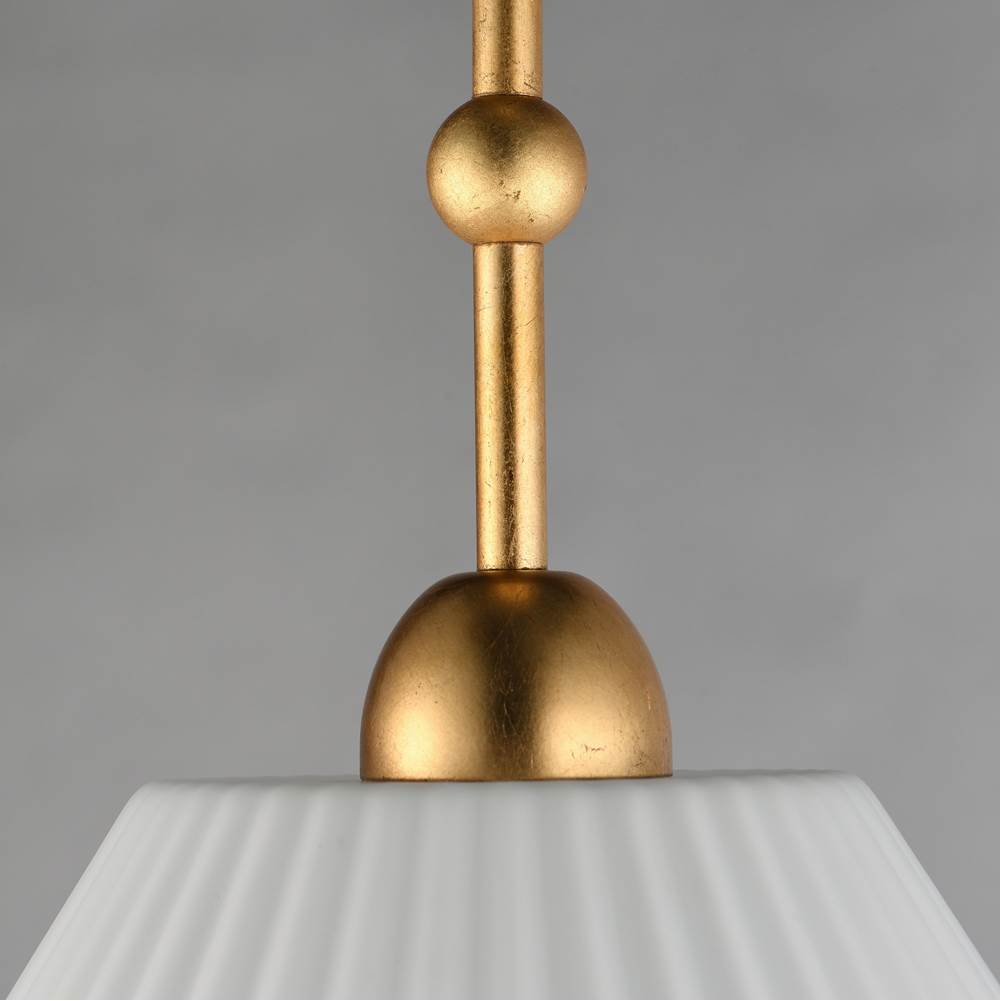 Maxim Lighting 18319SWGL Gold Leaf Kismet 20'' Pendant Image 2