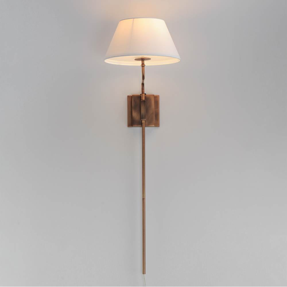 Maxim Lighting 18410OFWBR Weathered Brass Dunbridge 1-light Wall Sconce Image 3