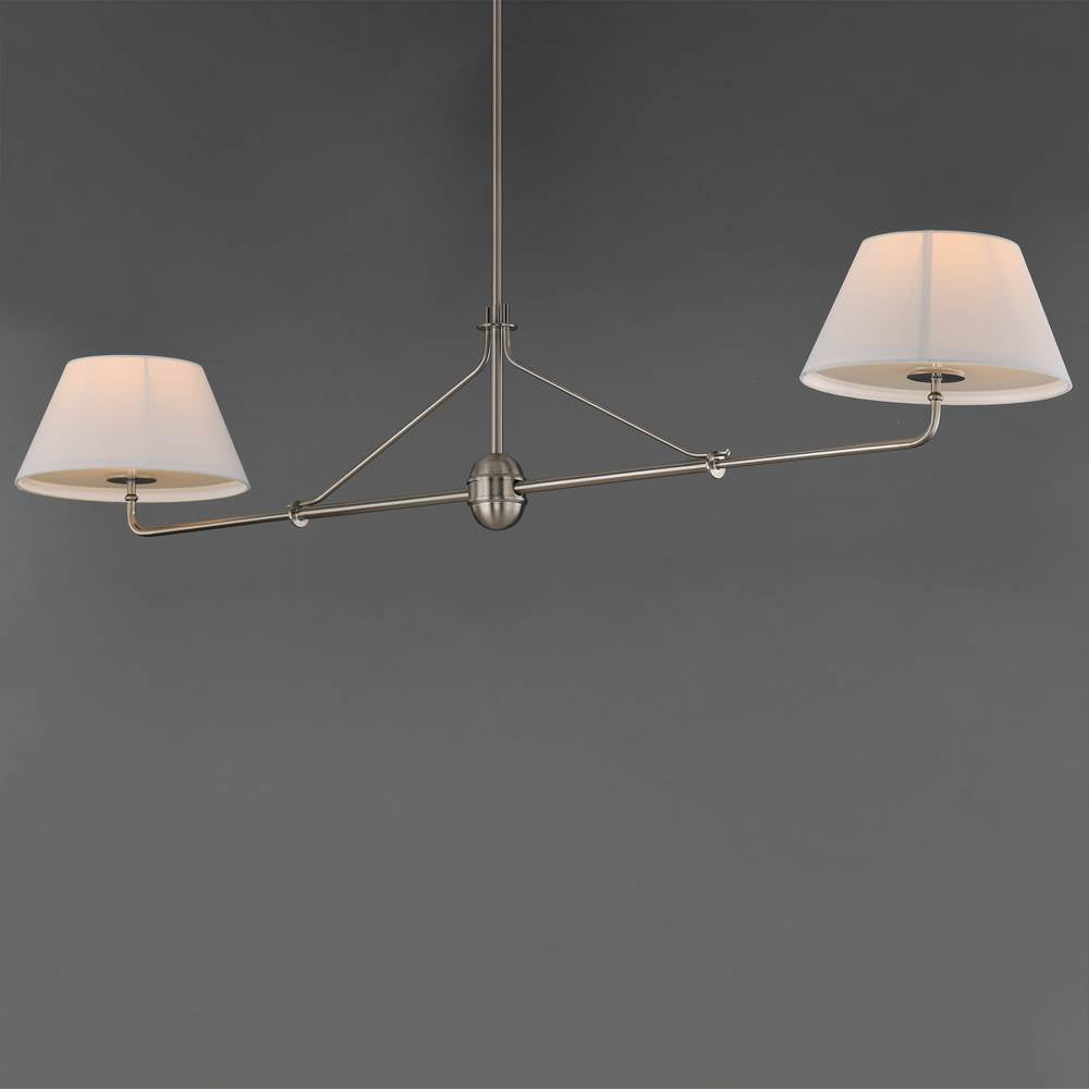 Maxim Lighting 18412OFPN Polished Nickel Dunbridge 2-light Pendant Image 3