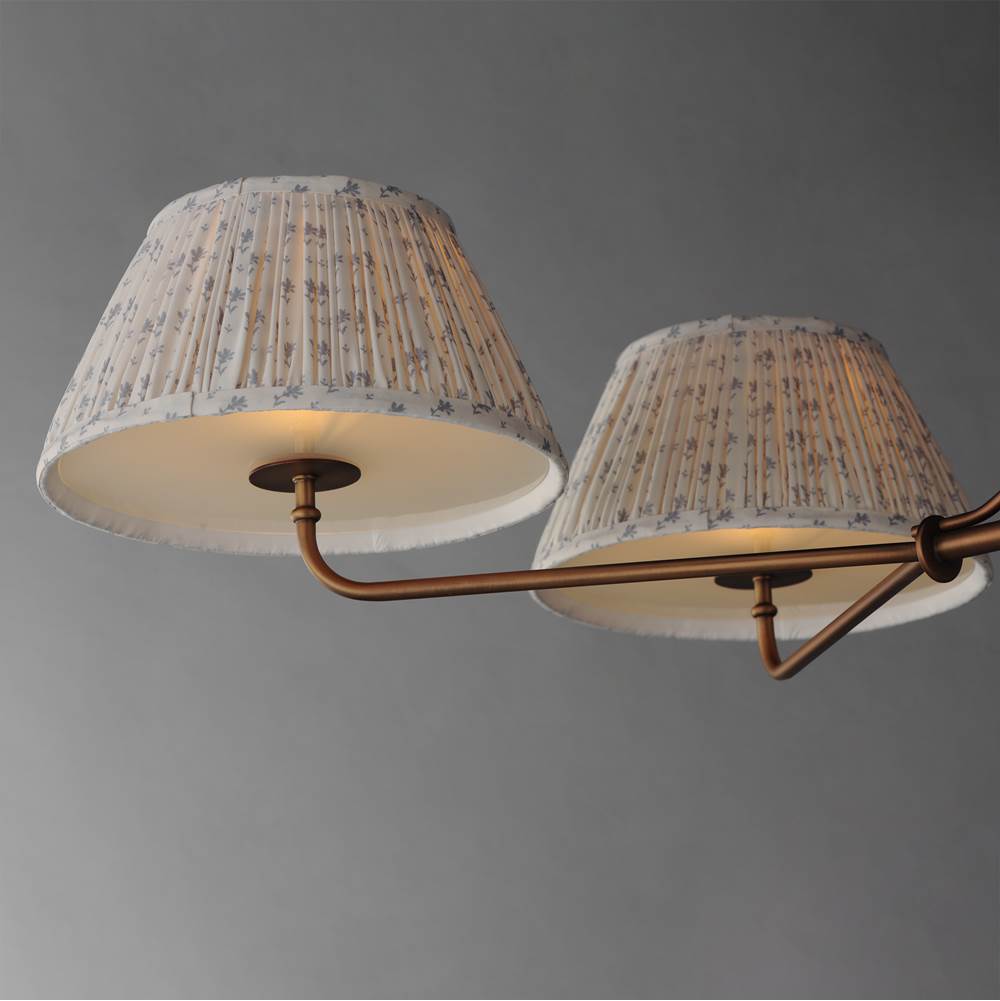 Maxim Lighting 18414BWWBR Weathered Brass Dunbridge 4-light Chandelier Image 2