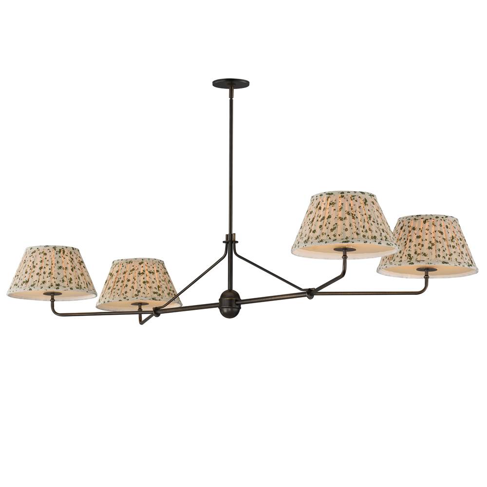 Maxim Lighting 18414OWANB Antique Bronze Dunbridge 4-light Chandelier Image 1