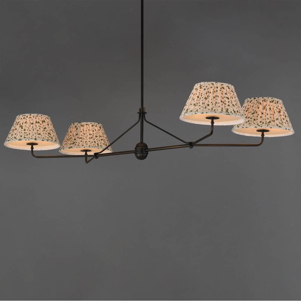 Maxim Lighting 18414OWANB Antique Bronze Dunbridge 4-light Chandelier Image 3