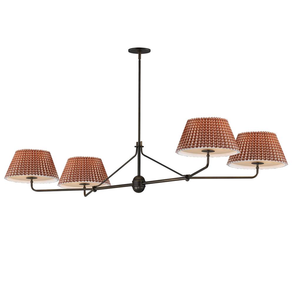 Maxim Lighting 18414RBANB Antique Bronze Dunbridge 4-light Chandelier Image 1