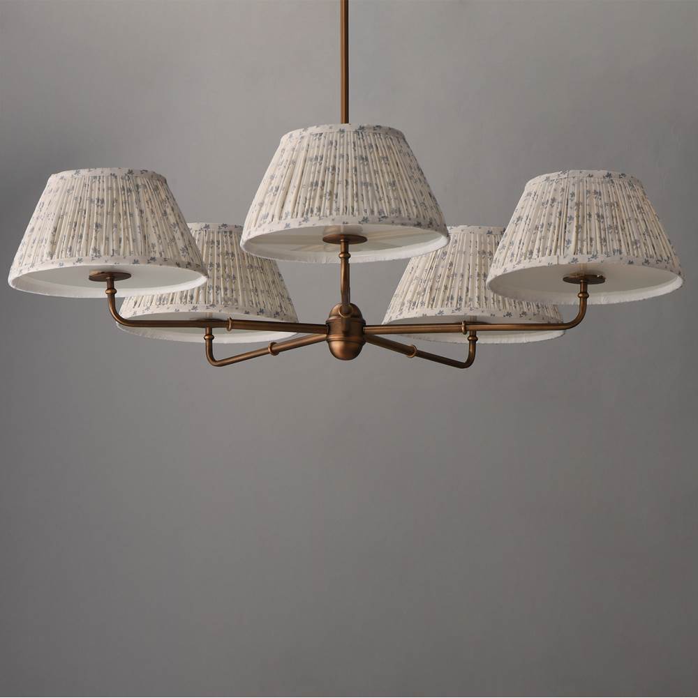 Maxim Lighting 18415BWWBR Weathered Brass Dunbridge 5-light Chandelier Image 3
