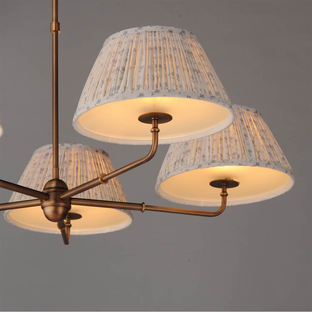 Maxim Lighting 18415BWWBR Weathered Brass Dunbridge 5-light Chandelier Image 2