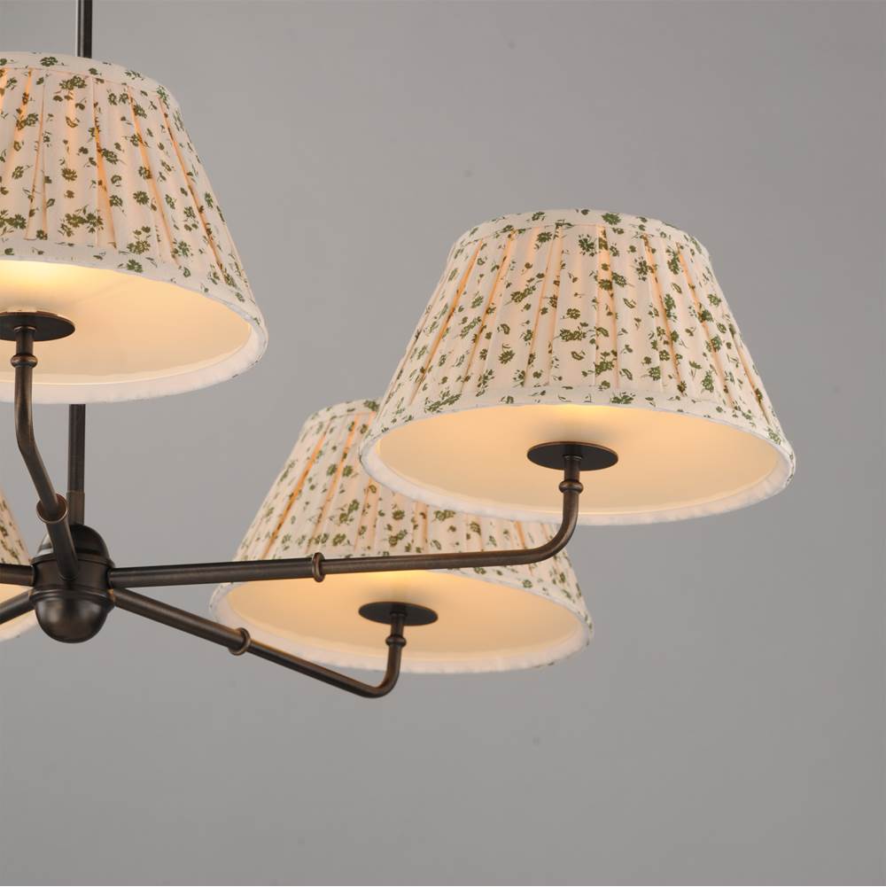 Maxim Lighting 18415OWANB Antique Bronze Dunbridge 5-light Chandelier Image 2