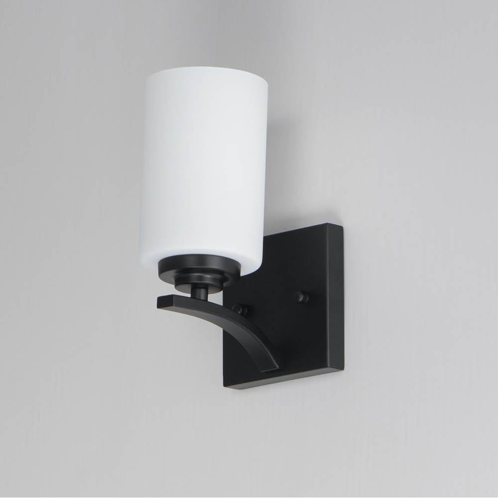 Maxim Lighting 20030SWBK Black Deven 1-light Wall Sconce Image 2