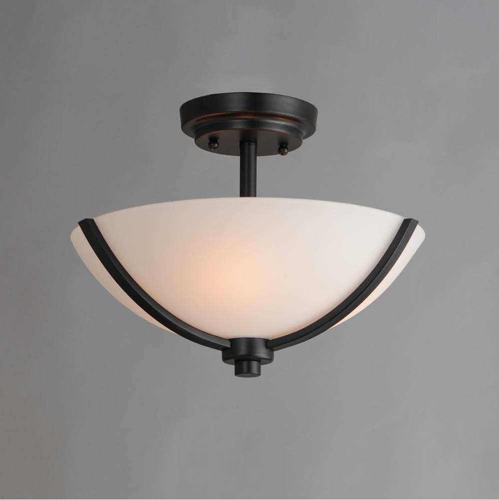 Maxim Lighting Deven 3-light Semi-flush Mount