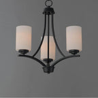 Maxim Lighting 20033SWBK Black Deven 3-light Chandelier Image 3