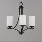 Maxim Lighting 20033SWBK Black Deven 3-light Chandelier Image 2