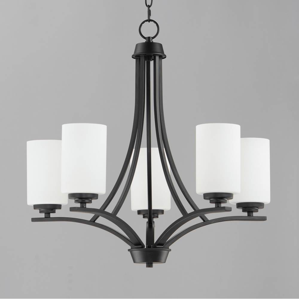 Maxim Lighting 20035SWBK Black Deven 5-light Chandelier Image 3
