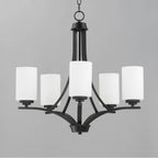 Maxim Lighting 20035SWBK Black Deven 5-light Chandelier Image 2