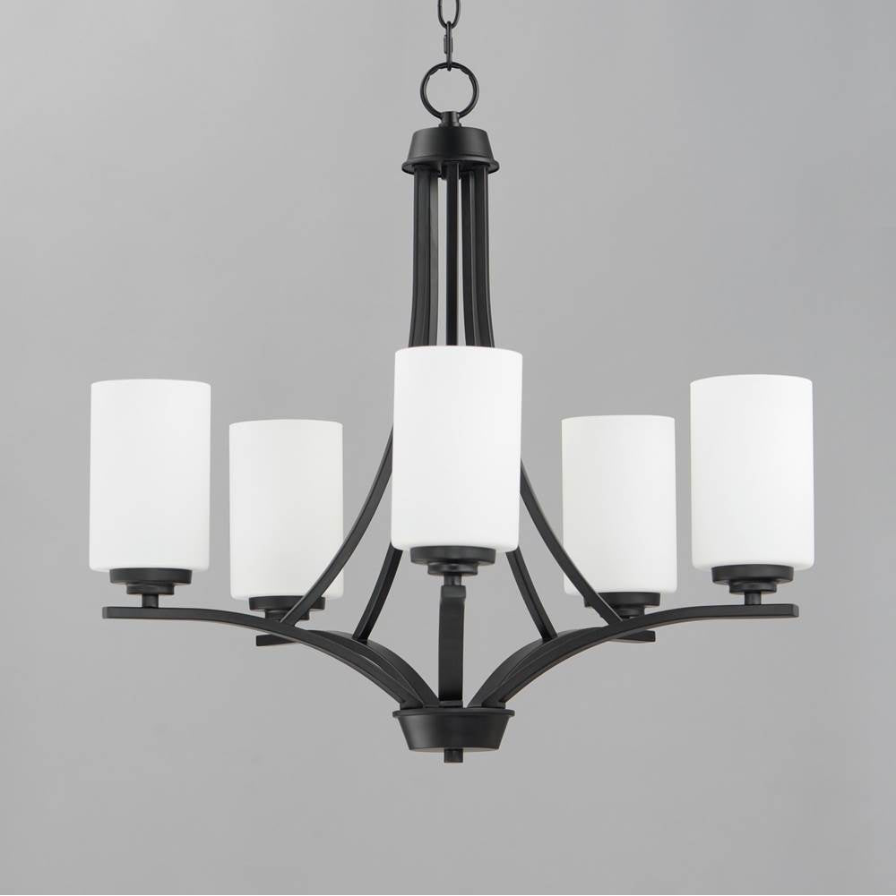 Maxim Lighting 20035SWBK Black Deven 5-light Chandelier Image 2